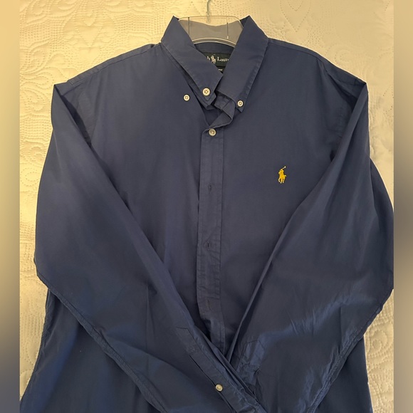 Polo Button Up. Custom fit size Medium - Picture 1 of 2